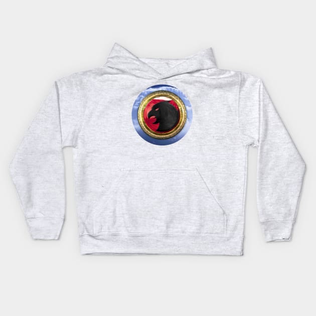 Hawk Shield Kids Hoodie by NWJAY